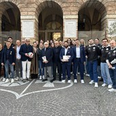 Macerata: la CBF Balducci HR ricevuta in Comune dopo la salvezza in Serie A1 Macerata: la CBF Balducci HR ricevuta in Comune dopo la salvezza in Serie A1