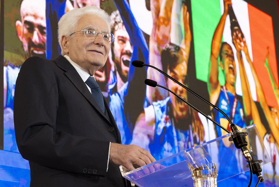 Il Presidente della Repubblica Sergio Mattarella