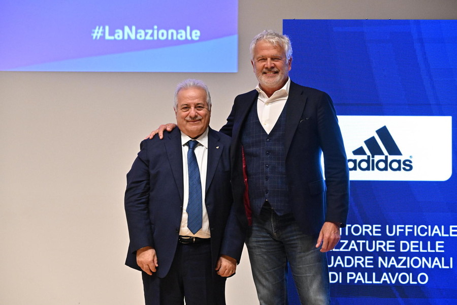 Manfredi e l'ex azzurro Lanfranco, oggi &quot;Adidas&quot; in Italia
