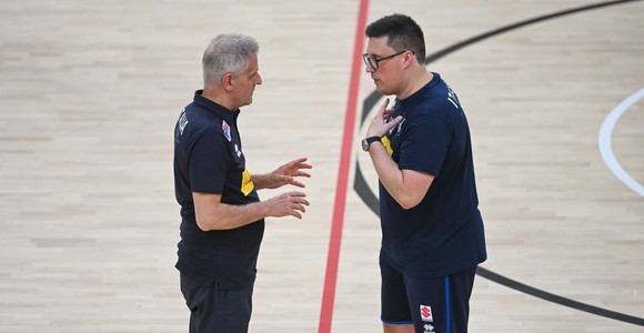 Mencarelli e coach Gregoris