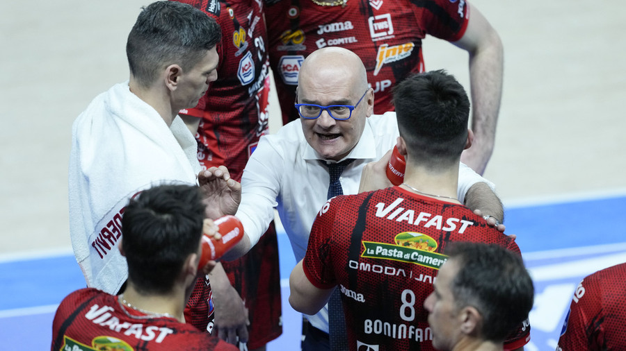 Superlega Credem Banca: Medei dopo gara 3. "Reazione di squadra, ora vogliamo chiudere la serie in casa"