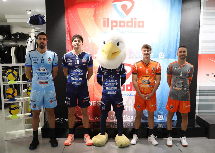 Le nuove maglie di Cuneo Le nuove maglie di Cuneo