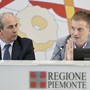 Il presidente del CR Piemonte Paolo Marangon e il vice Presidente Fipav Massimo Sala