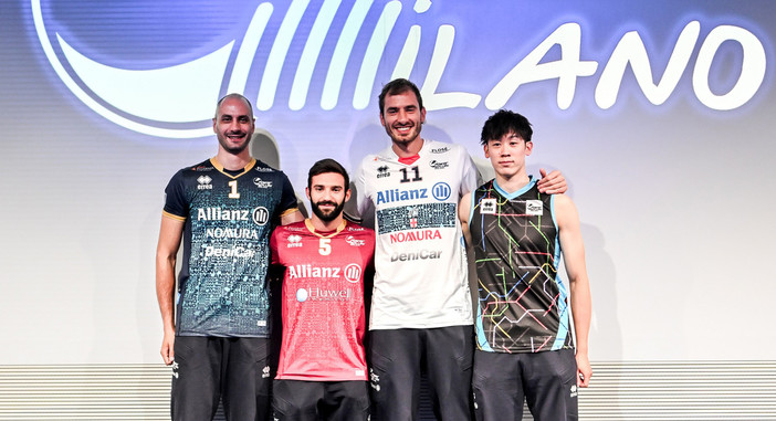 Le maglie Errea di Allianz Milano