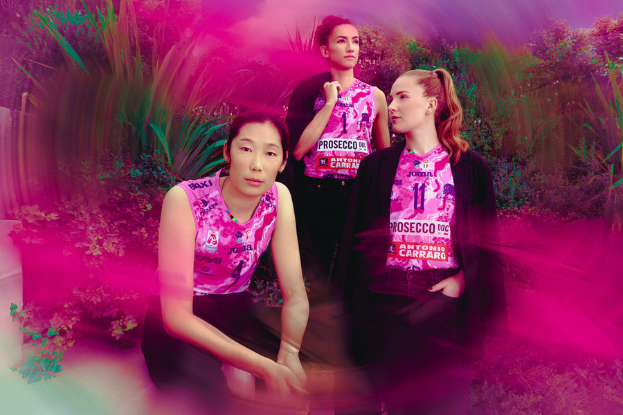 Zhu Ting, Gabi e Haak in &quot;rosè&quot;