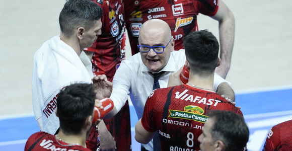 Superlega Credem Banca: Medei dopo gara 3. "Reazione di squadra, ora vogliamo chiudere la serie in casa"