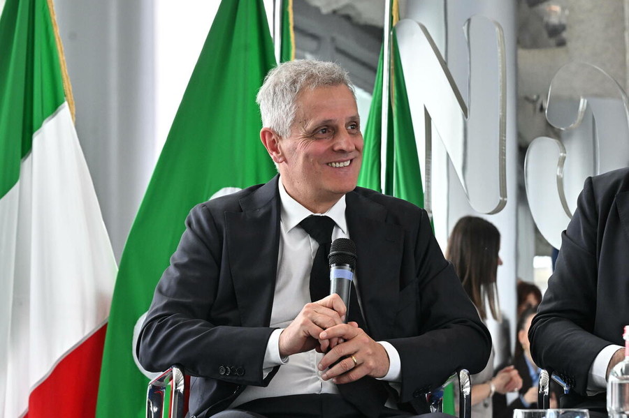 Il direttore tecnico azzurro Marco Mencarelli