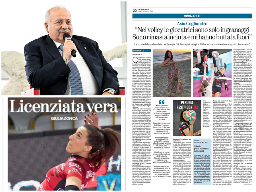 Il Presidente Fipav Manfredi e il caso Cogliandro-Perugia