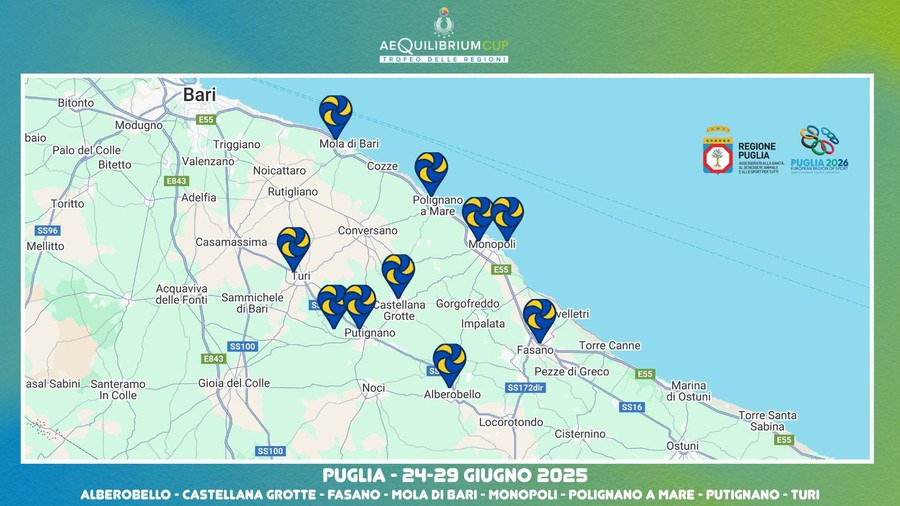 Trofeo delle Regioni: La Puglia ospita la  40ª edizione