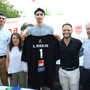 Simeon "Moni" Nikolov durante la presentazione a Civitanova Marche