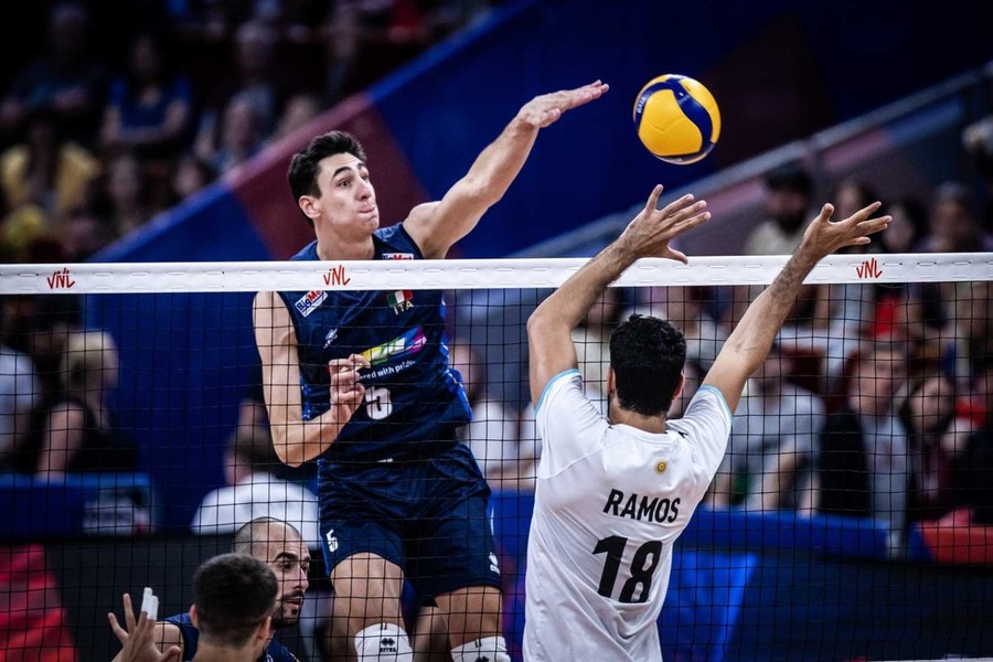 VNL:  Quarti di finale. Azzurri in semifinale. Agevole 3-0 all'Argentina