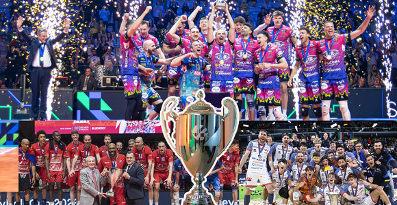 Coppe Europee: E' triplete italiano con Perugia, Piacenza e Milano...