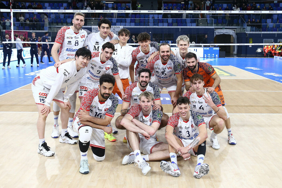 Superlega Credem Banca: Allianz Milano-Cisterna 3-1, tre punti dopo due ore e un terzo set maratona