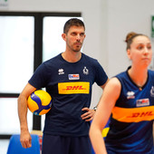 Marco Musso, nel 2024 nello staff azzurro di Mencarelli con le azzurre U21
