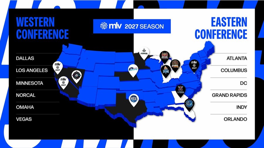 USA: La Major League Volleyball cambia volto, 12 squadre e due Conference nel 2027 USA: La Major League Volleyball cambia volto, 12 squadre e due Conference nel 2027