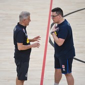 Mencarelli e coach Gregoris