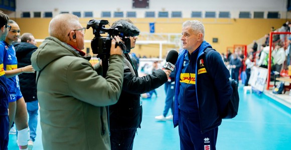 Il DT azzurro Marco Mencarelli