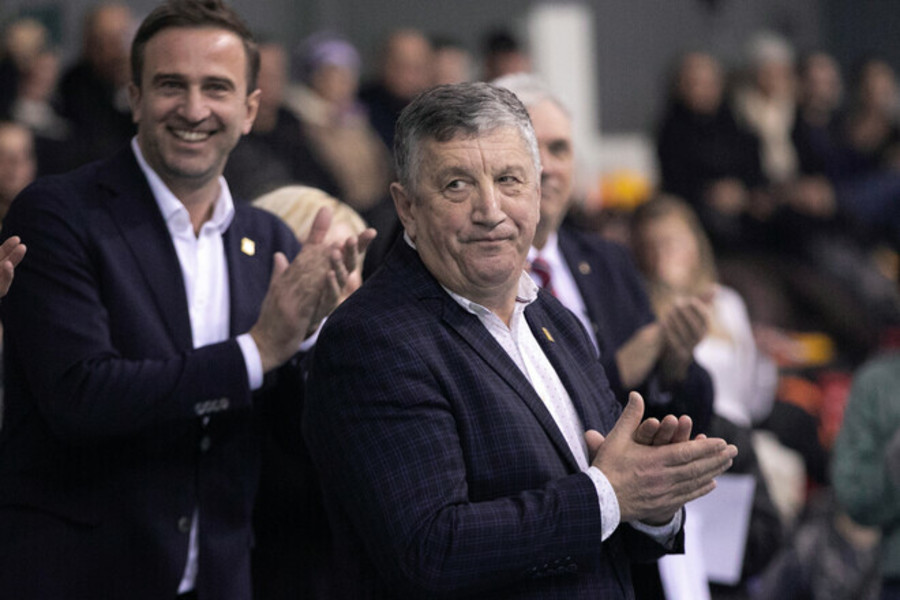 Mikhail Melnik, presidente della Federazione Ucraina Mikhail Melnik, presidente della Federazione Ucraina