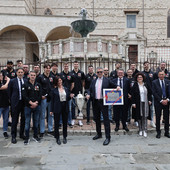 Perugia: La Champions in città, onori istituzionali tra Comune e Regione, “con il cuore in campo e la città nel cuore”