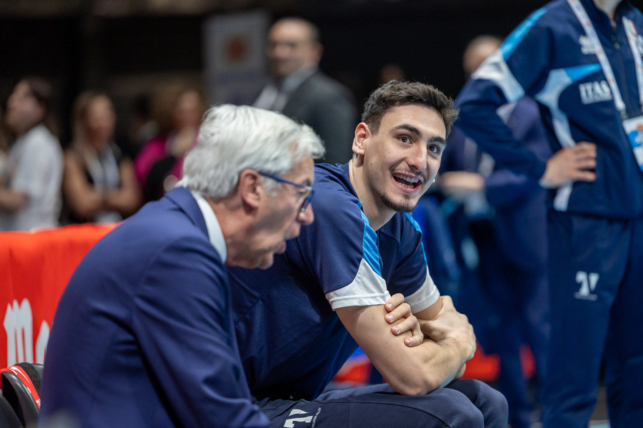Alessandro Michieletto, spettatore della finale