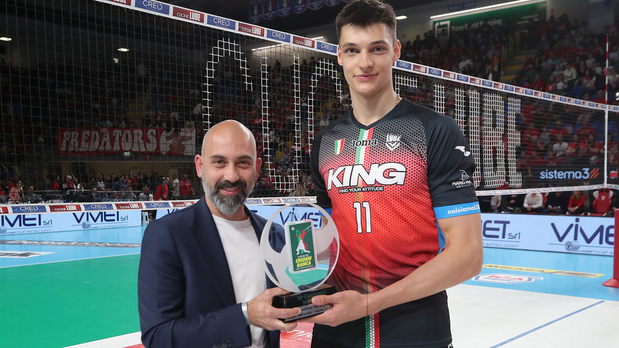 Superlega: Nikolov premiato Credem Banca MVP delle Semifinali