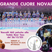 Novara: 465 peluche donati al Centro di aiuto all'infanzia
