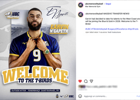 Canada: Ngapeth “annunciato” da UBC. Social impazziti, ma è solo una trovata Canada: Ngapeth “annunciato” da UBC. Social impazziti, ma è solo una trovata