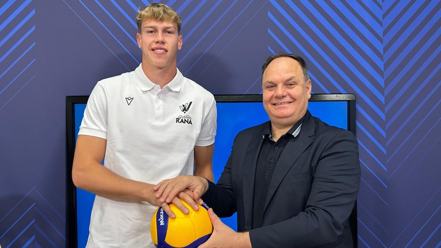 Lukas Glatz con il DS Adi Lami