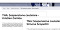 TNA: Sospensione cautelare per Kristian Gamba e Simone Scopelliti