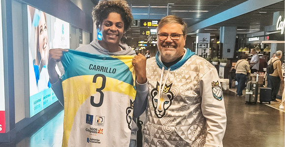 Carrillo all'arrivo in Spagna