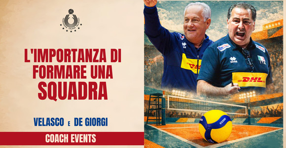 Fipav: "L’importanza di formare una squadra". Su ticketone i tagliandi per i corsi di De Giorgi e Velasco Fipav: "L’importanza di formare una squadra". Su ticketone i tagliandi per i corsi di De Giorgi e Velasco
