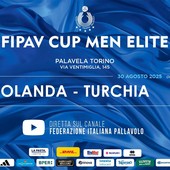 Fipav Cup Men Elite: Torino, ore 17 Olanda-Turchia qui diretta YouTube