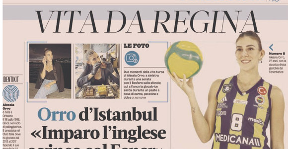 Champions League F.: Alessia Orro: “Turchia, inglese e Champions. Sto vivendo un capitolo nuovo”