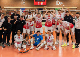 Cev Cup: Piacenza agli ottavi dopo il Golden Set, superato il Ceske Budejovice. Boninfante: “Contento, ma da rivedere diverse cose”