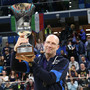 Roberto Piazza con la seconda Challenge Cup con Milano