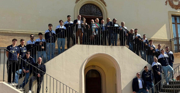 Pineto: Abba premiata dal Comune di Pineto per la conquista della Del Monte Coppa Italia A2