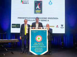 Premio alla Gas Sales Bluenergy Piacenza per il successo in Coppa Italia