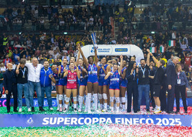 Milano sul podio, subentra a Conegliano che non perdeva dalla Coppa Italia 2018/19