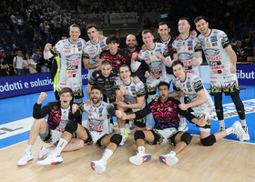 Superlega Credem Banca: Perugia passa a Civitanova 3-1. La Sir resta in vetta