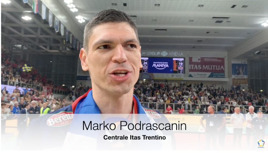 Trento: Marko Podrascanin &quot;Vincere è bello, ogni anno più duro&quot;