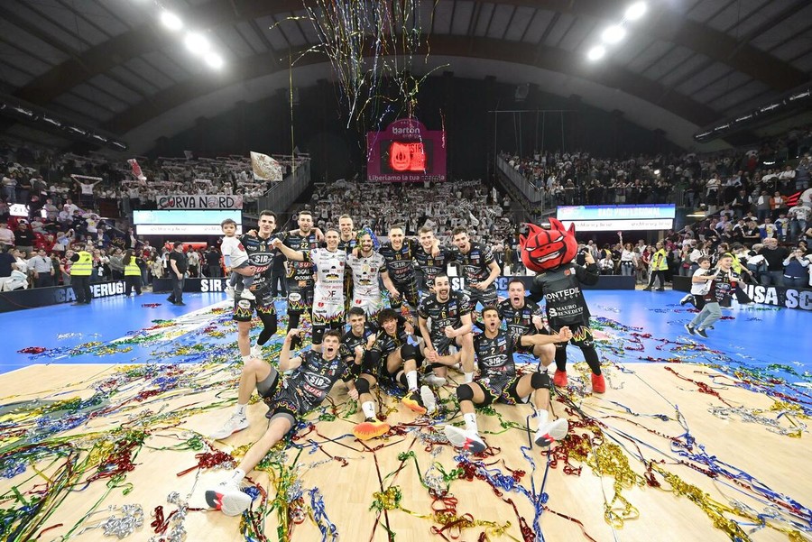 Superlega Credem Banca: Perugia batte Piacenza 3-0 e vola alla sua ottava finale scudetto (targata Sir) Superlega Credem Banca: Perugia batte Piacenza 3-0 e vola alla sua ottava finale scudetto (targata Sir)