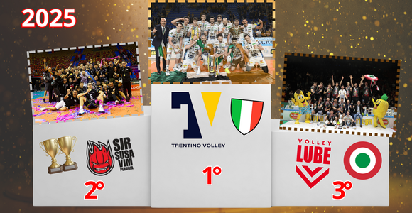 Superlega Credem Banca: Le curiosità numeriche dell’anno solare 2025 tra punti, vittorie e maratone di partite