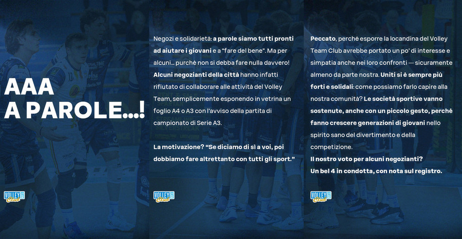 Le videate del post social del San Donà sul canale facebook con la denuncia ai negozianti