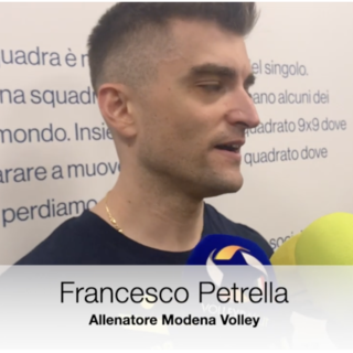 Modena: Petrella prima intervista da profeta in patria. &quot;Un privilegiato essere a Modena, a casa mia&quot;
