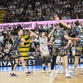 Superlega Credem Banca: Semifinale gara1. Risultato e statistiche set per set. Perugia - Piacenza 2-0