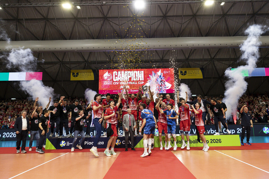 Cev Cup: Piacenza, la coppa europea è tua. E' storia!