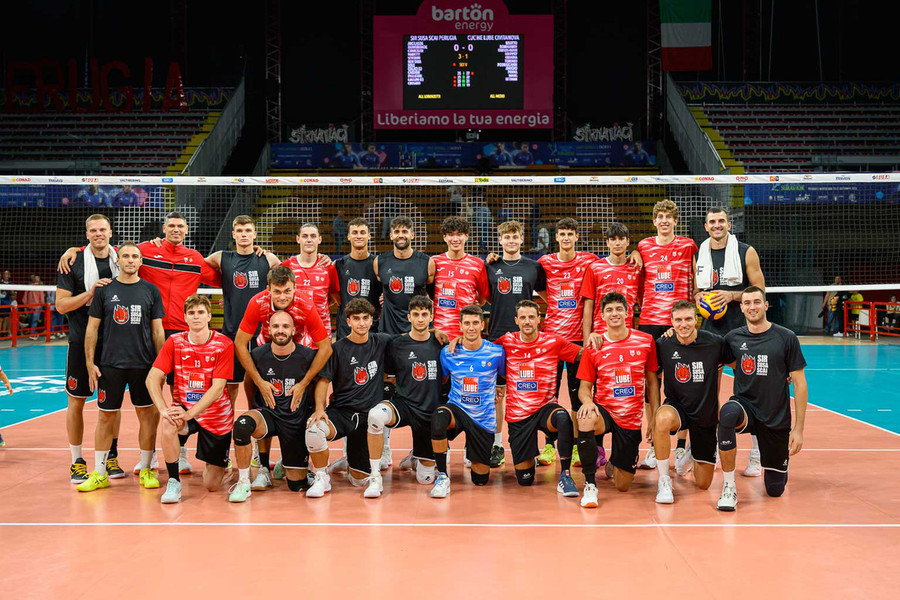 Perugia: Test amichevole con la Lube, vittoria 3-1 dei Block Devils