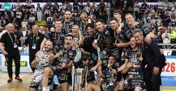 Superlega Credem Banca: Perugia è campione d'Italia. 3-1 alla Lube che non sfrutta le occasioni