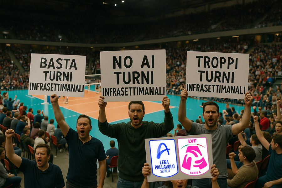 Il Caso: Tifosi contro i calendari. Proteste dalle curve dei club di Superlega e A1 femminile per l’eccesso di turni infrasettimanali