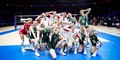 La Polonia festeggia dopo il 3.2 sul Belgio